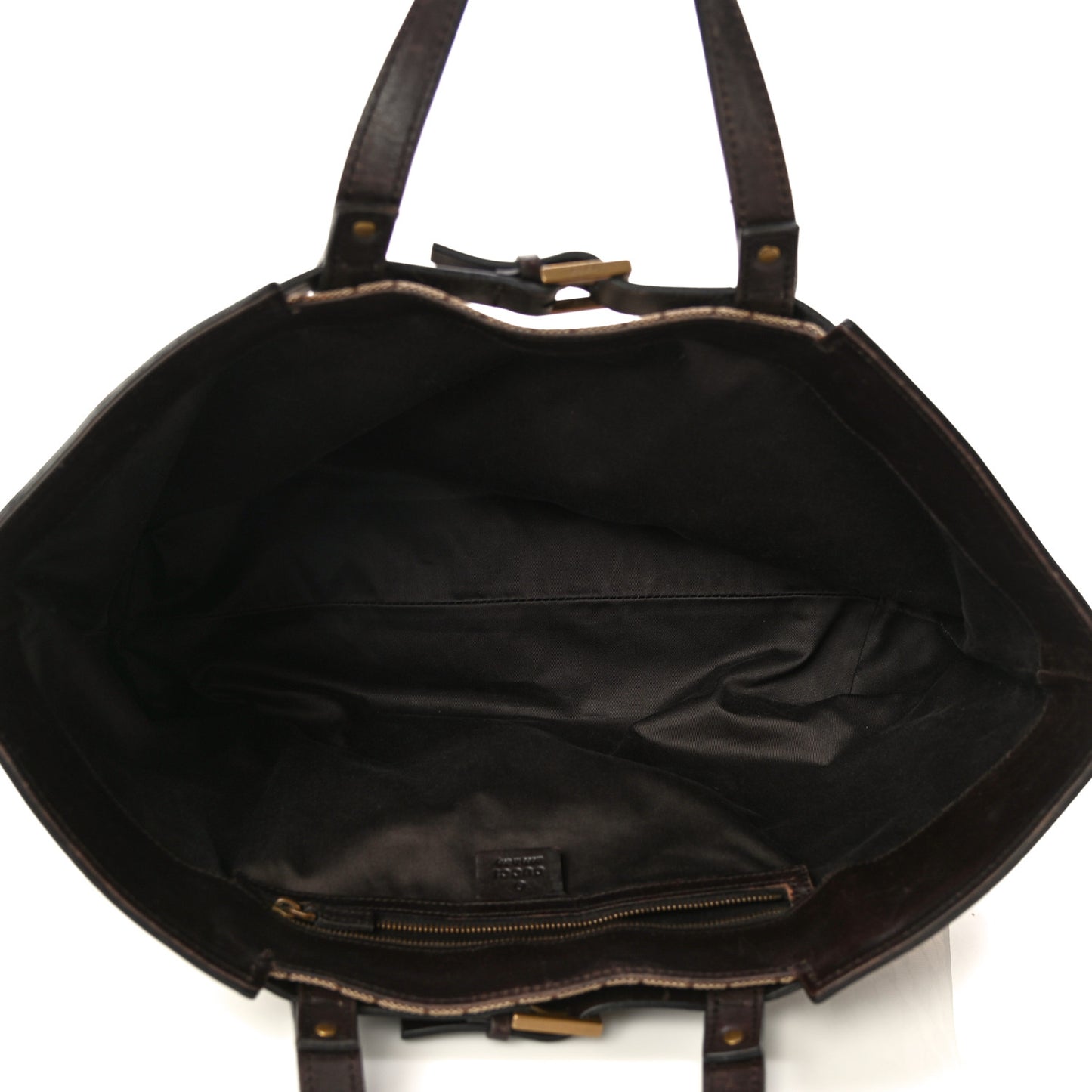 Monogram Tote Brown