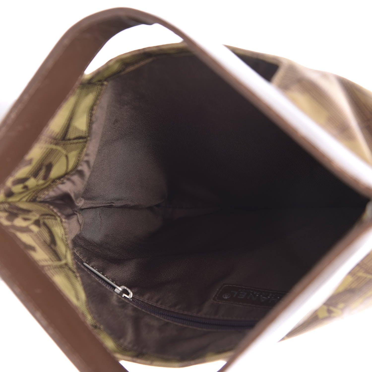 Chanel Nylon Travel Pouch Brown 5 of 18