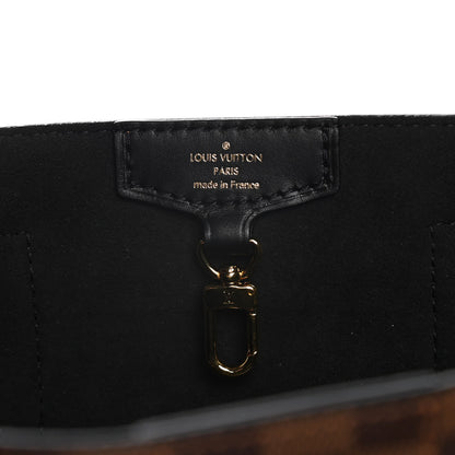 Louis Vuitton Damier Ebene Belmont MM Black 6 of 12