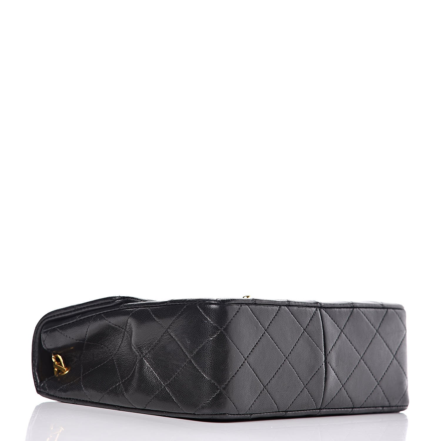 Chanel Lambskin Quilted Mini Square Flap Bag Black 4 of 13