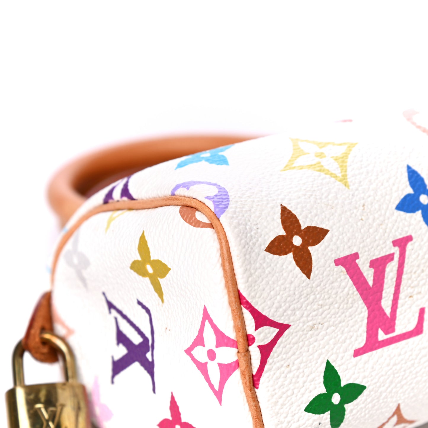 Monogram Multicolor Mini Sac HL Speedy White