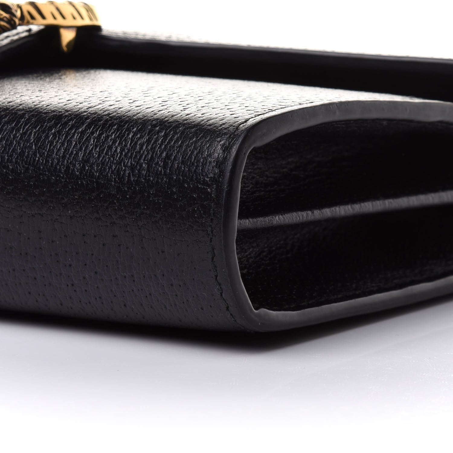 Gucci Calfskin Web Mini Dionysus Chain Wallet Black 9 of 11