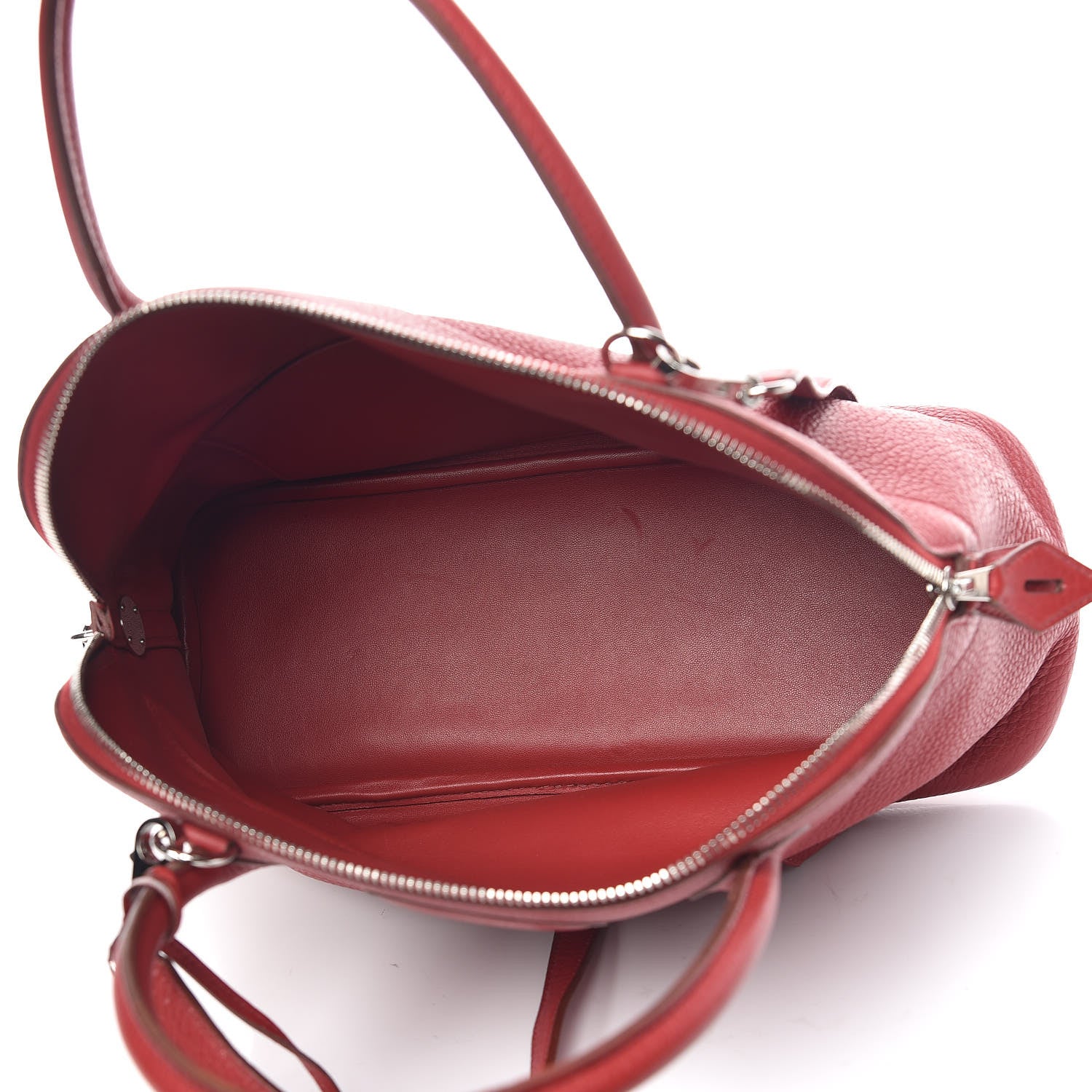 Hermes Taurillon Clemence Bolide 31 Rouge Garance 7 of 23