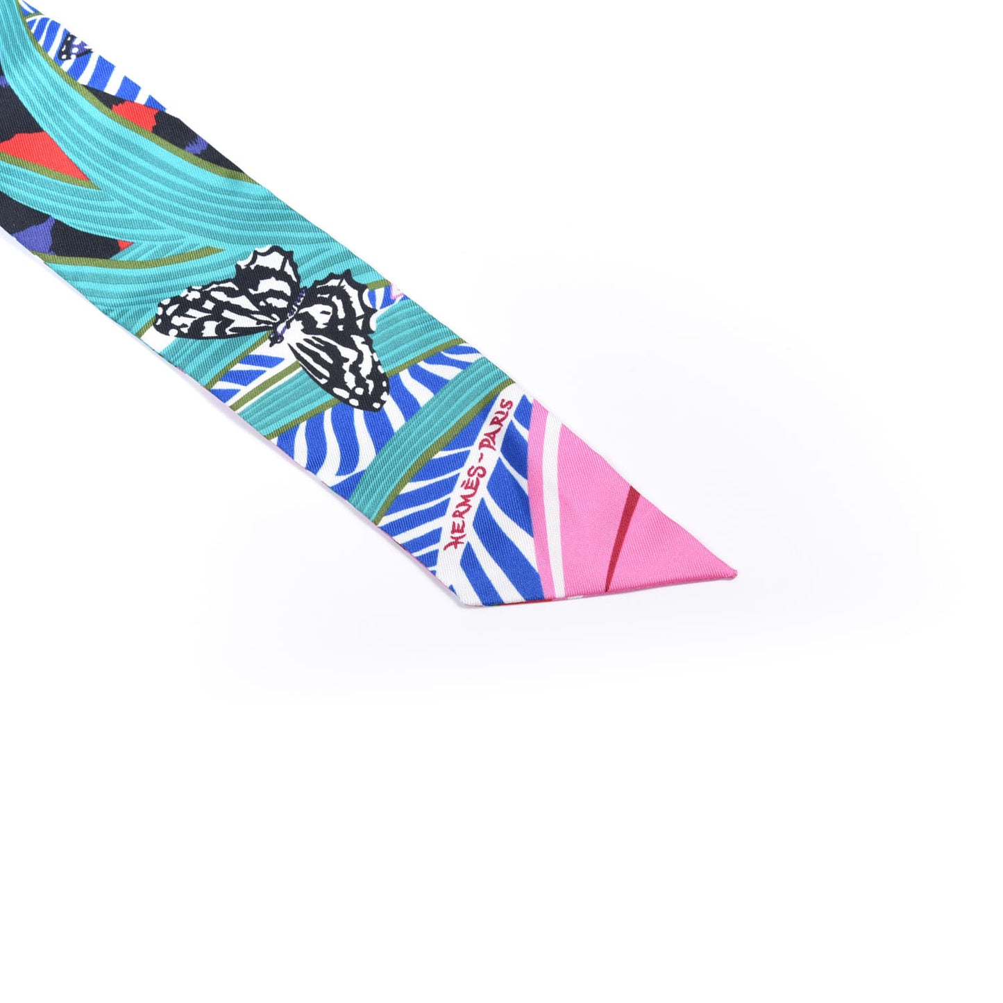 Silk Jaguar Quetzal Twilly Vert Rouge Rose