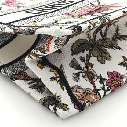 Christian Dior Canvas Jardin Botanique Embroidered Medium Book Tote Multicolor 7 of 8