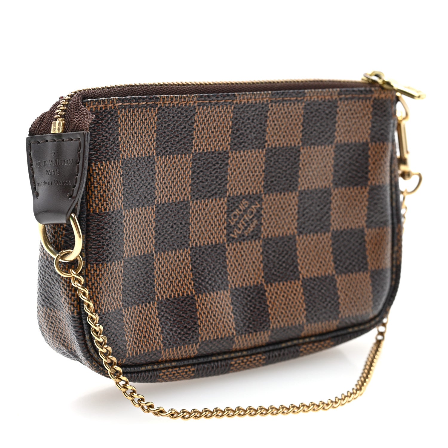 Louis Vuitton Damier Ebene Complice Trunks and Bags Mini Pochette Accessories Red 2 of 8