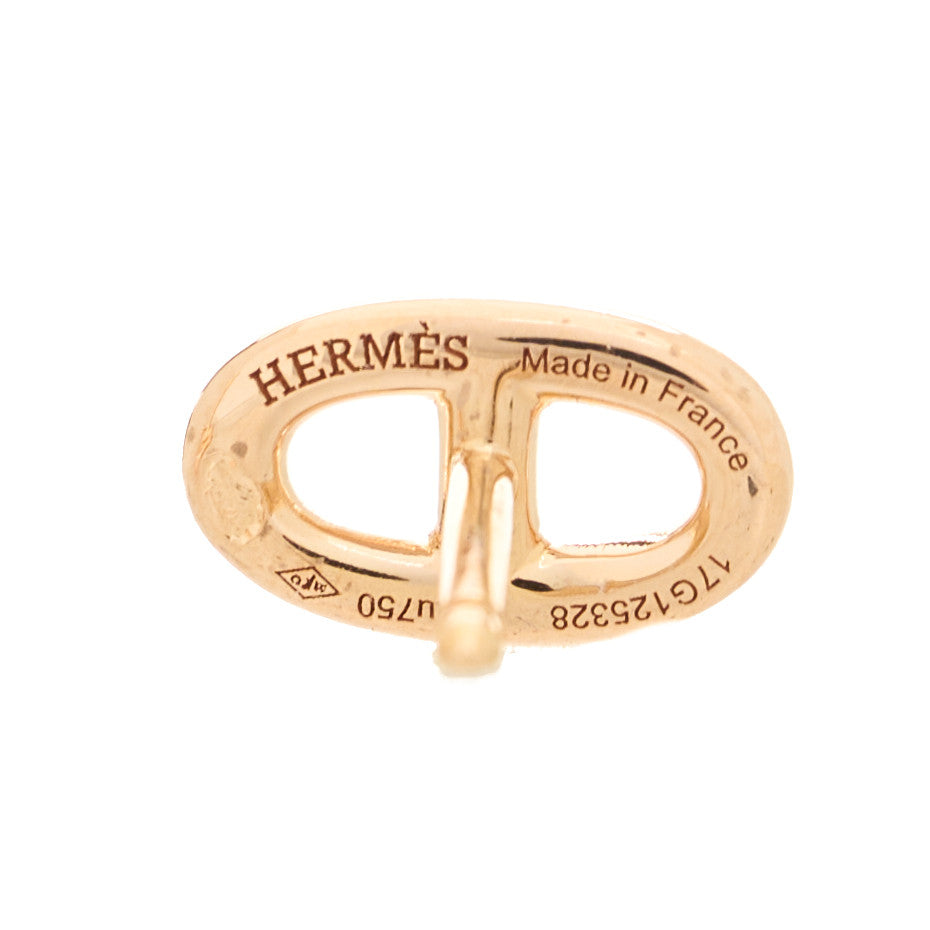 Hermes 18K Rose Gold TPM Farandole Stud Earrings 4 of 5