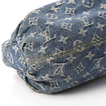Louis Vuitton Monogram Denim Pleaty Blue 6 of 12