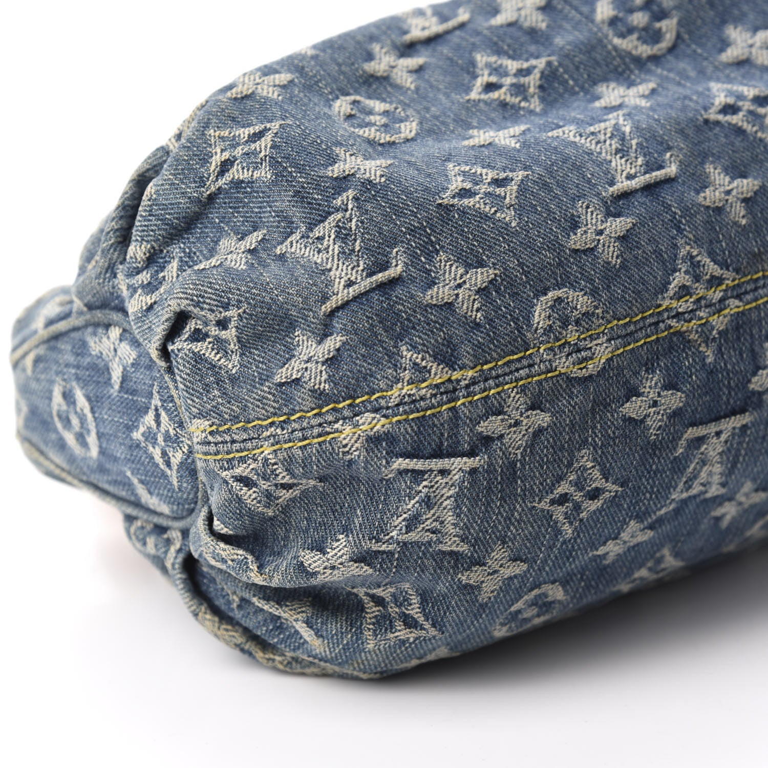 Louis Vuitton Monogram Denim Pleaty Blue 6 of 12