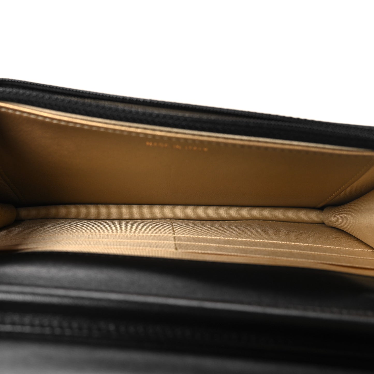 Lambskin Quilted CC Pearl Crush Wallet on Chain WOC Black
