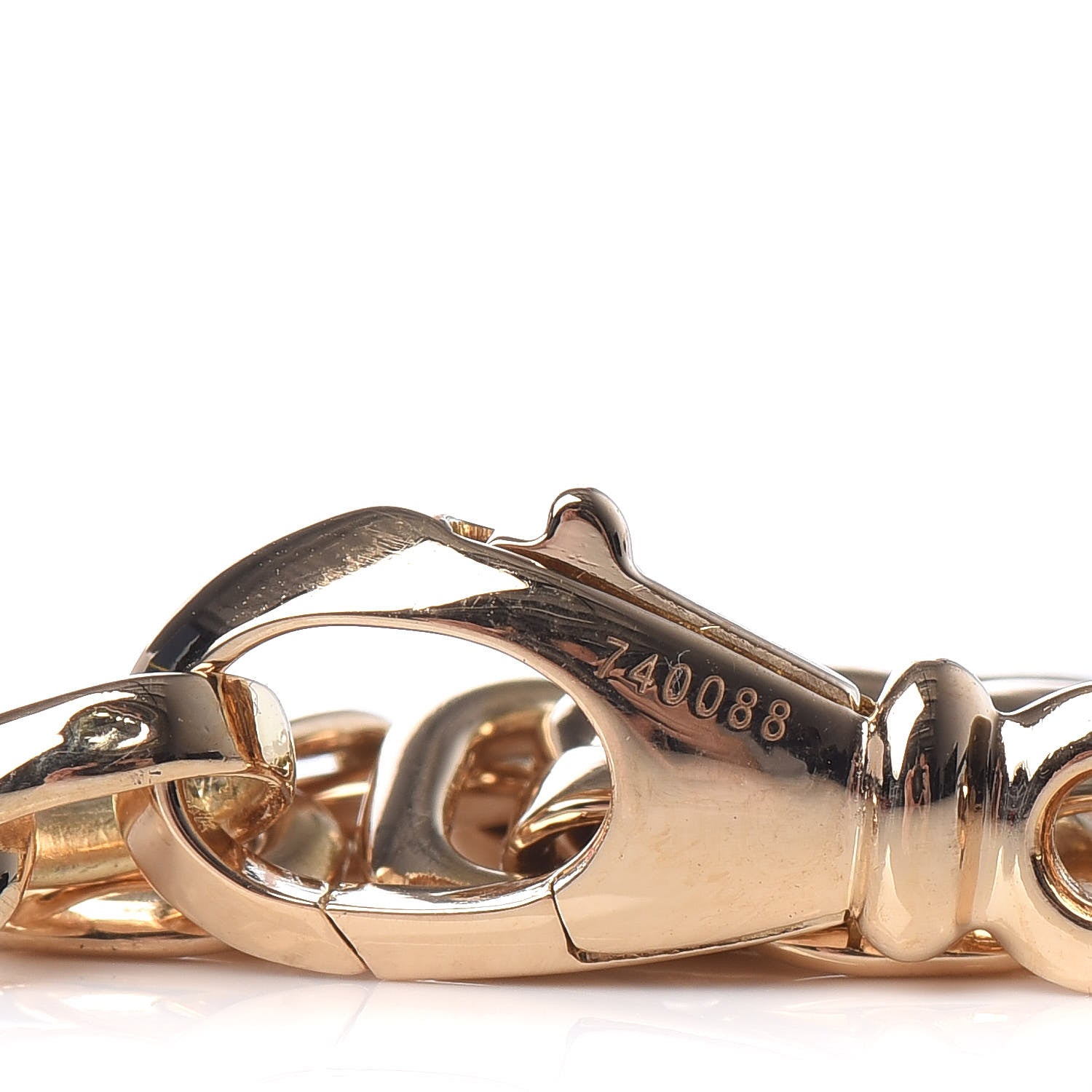 Cartier 18K Yellow Gold Meplat Link Chain Bracelet 4 of 5