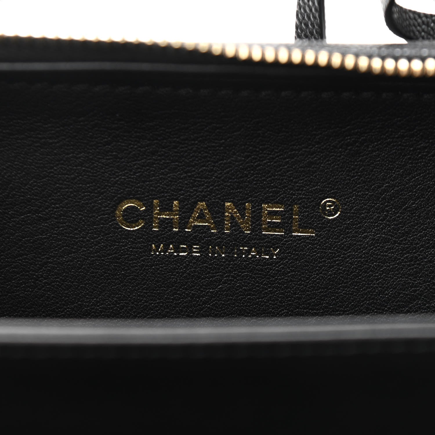 Chanel Caviar Quilted Small CC Filigree Vanity Case Black 6 of 11