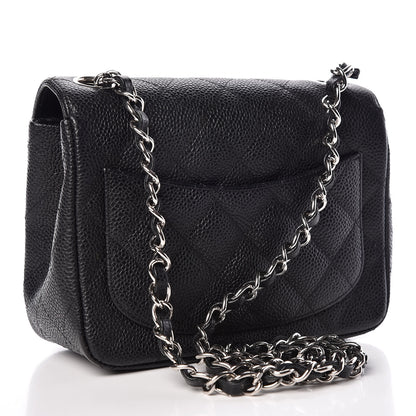 Chanel Caviar Quilted Mini Square Flap Black 3 of 10