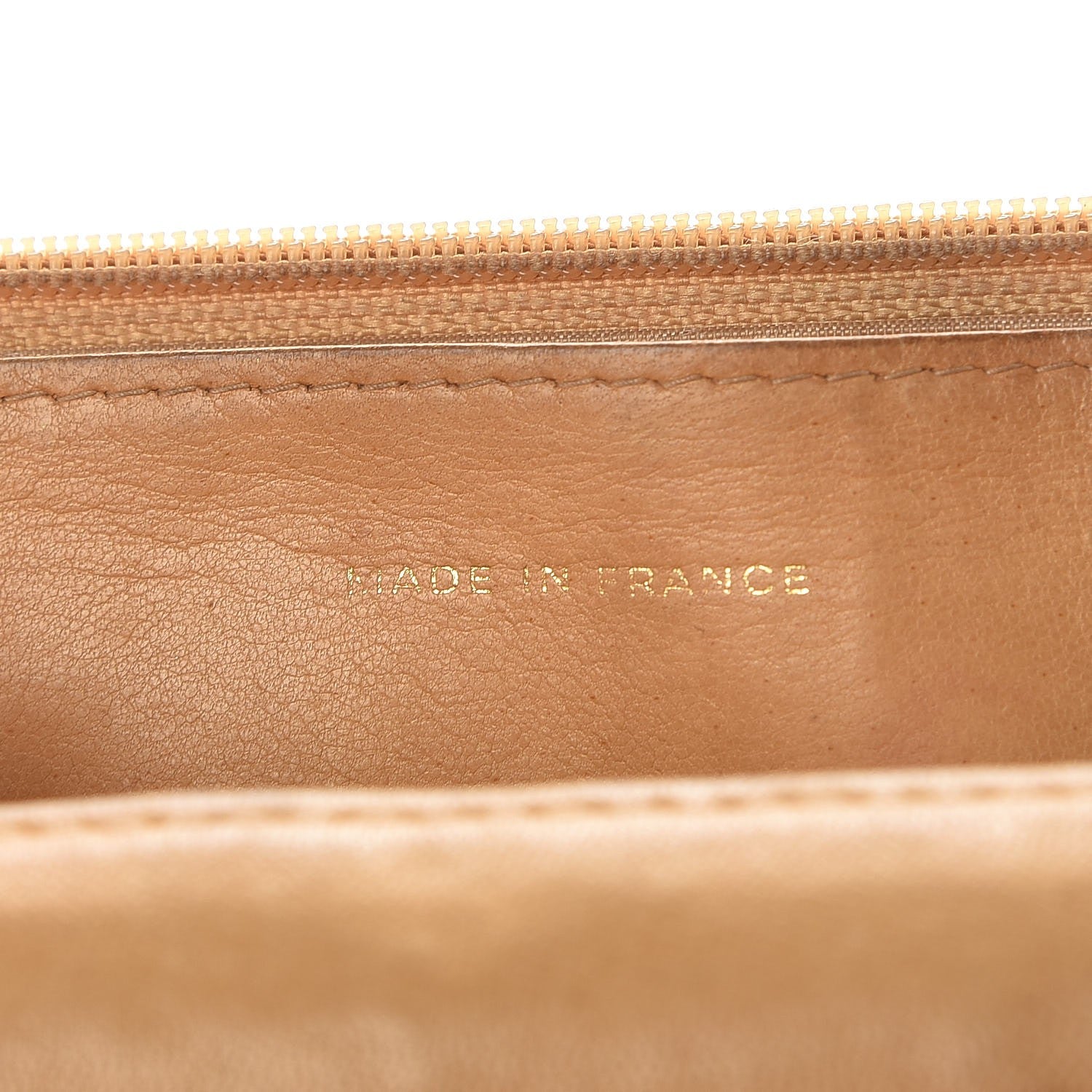 Chanel Caviar Timeless CC Wallet On Chain WOC Beige 7 of 16