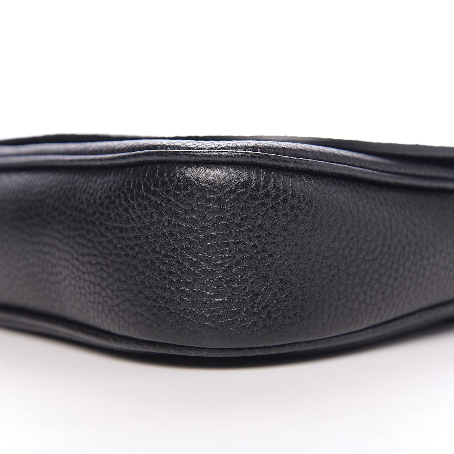 Gucci Pebbled Calfskin Medium Soho Flap Crossbody Black 8 of 9