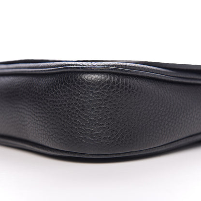 Gucci Pebbled Calfskin Medium Soho Flap Crossbody Black 8 of 9