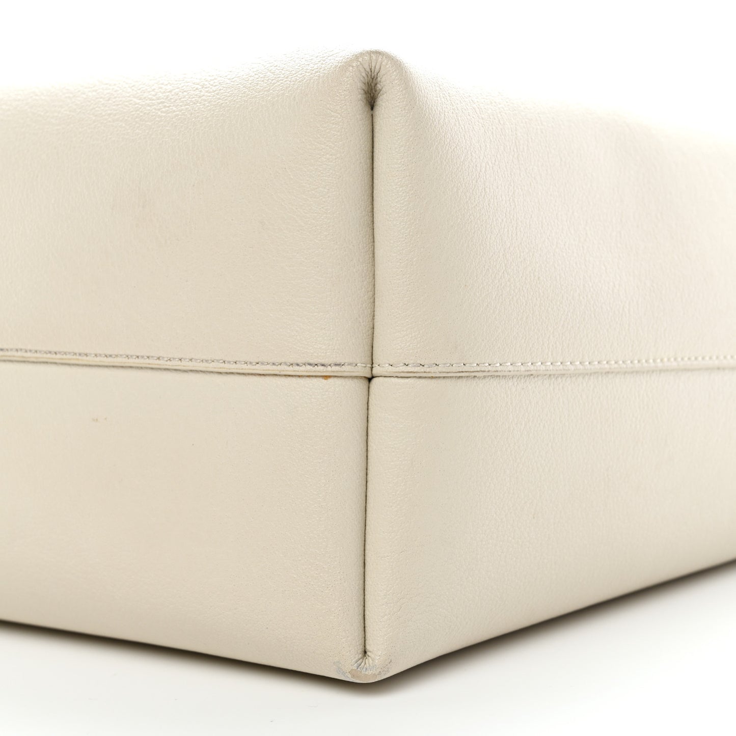 Calfskin Large Shopping Tote Porcellana
