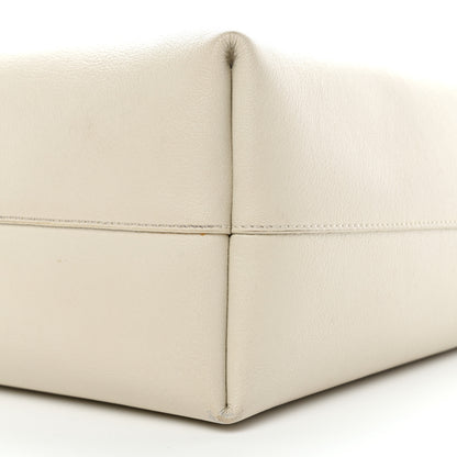 Saint Laurent Calfskin Large Shopping Tote Porcellana 11 of 19