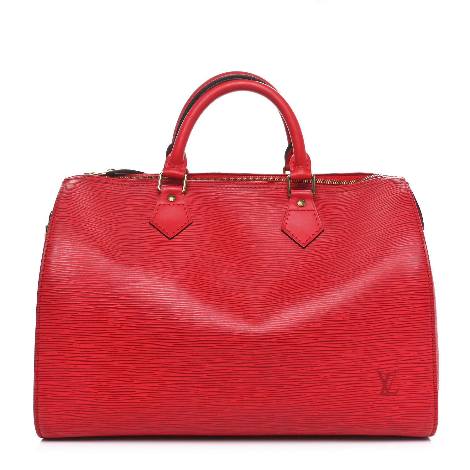 Louis Vuitton Epi Speedy 30 Castillan Red 1 of 11