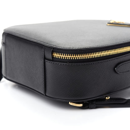 Prada Saffiano Lux Mini Odette Backpack Black 6 of 7