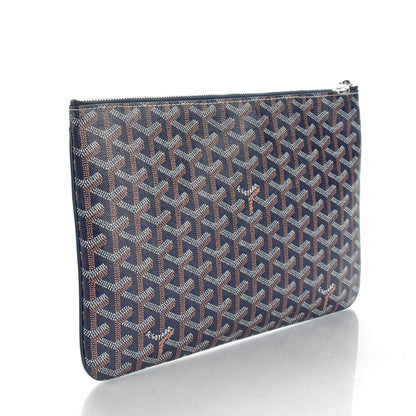 Goyard Goyardine Senat Pochette MM Navy 3 of 8