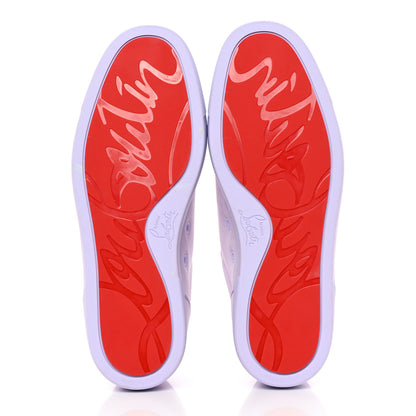 Christian Louboutin Veau Velours Louis Junior Flat Sneakers 40 Lilac Smoke 5 of 16