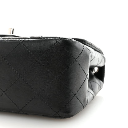 Chanel Lambskin Quilted Mini Square Flap Black 9 of 11