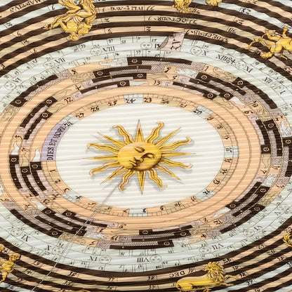 Hermes Silk Plisse Astrologie Scarf 90 1 of 4