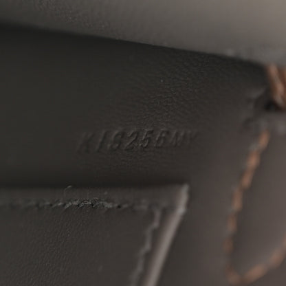Hermes Madame Calfskin Shiny Alligator Mini Kelly Sellier Touch 20 Gris Meyer Ficelle 7 of 11