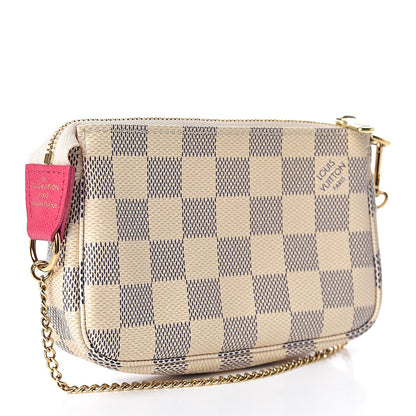 Louis Vuitton Damier Azur 2015 Christmas Animation Mini Pochette Accessories 3 of 8