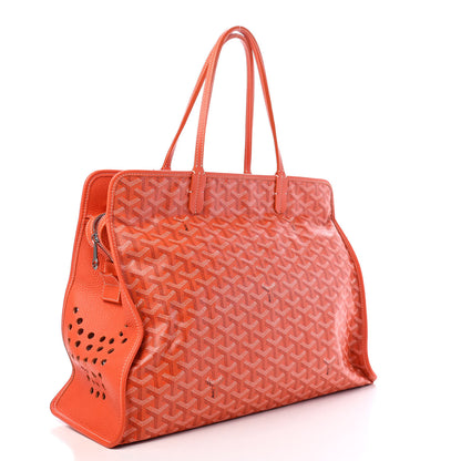 Goyard Goyardine Sac Hardy Pet Carrier PM Orange 3 of 9