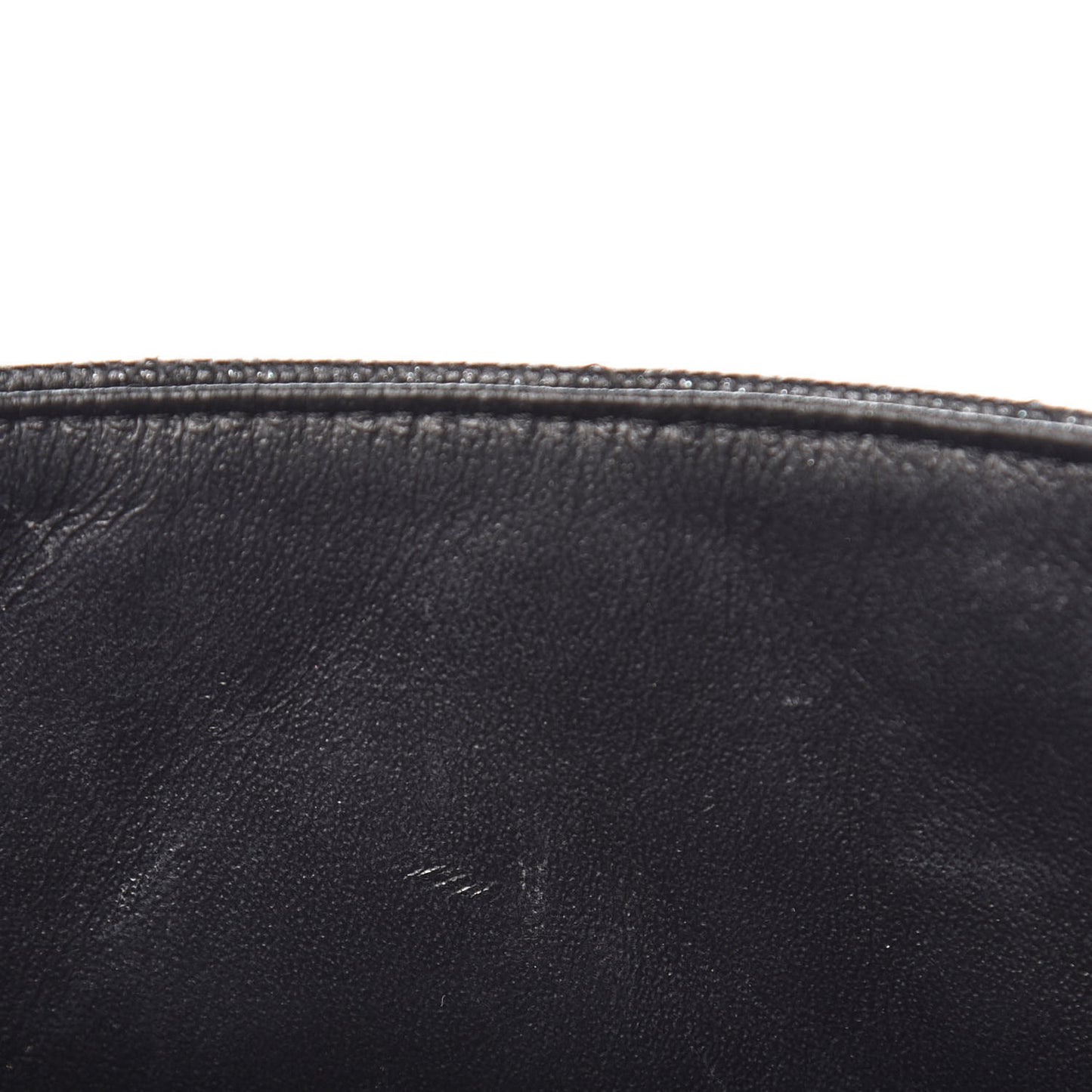Metallic Caviar Quilted Mini Rectangular Flap Black