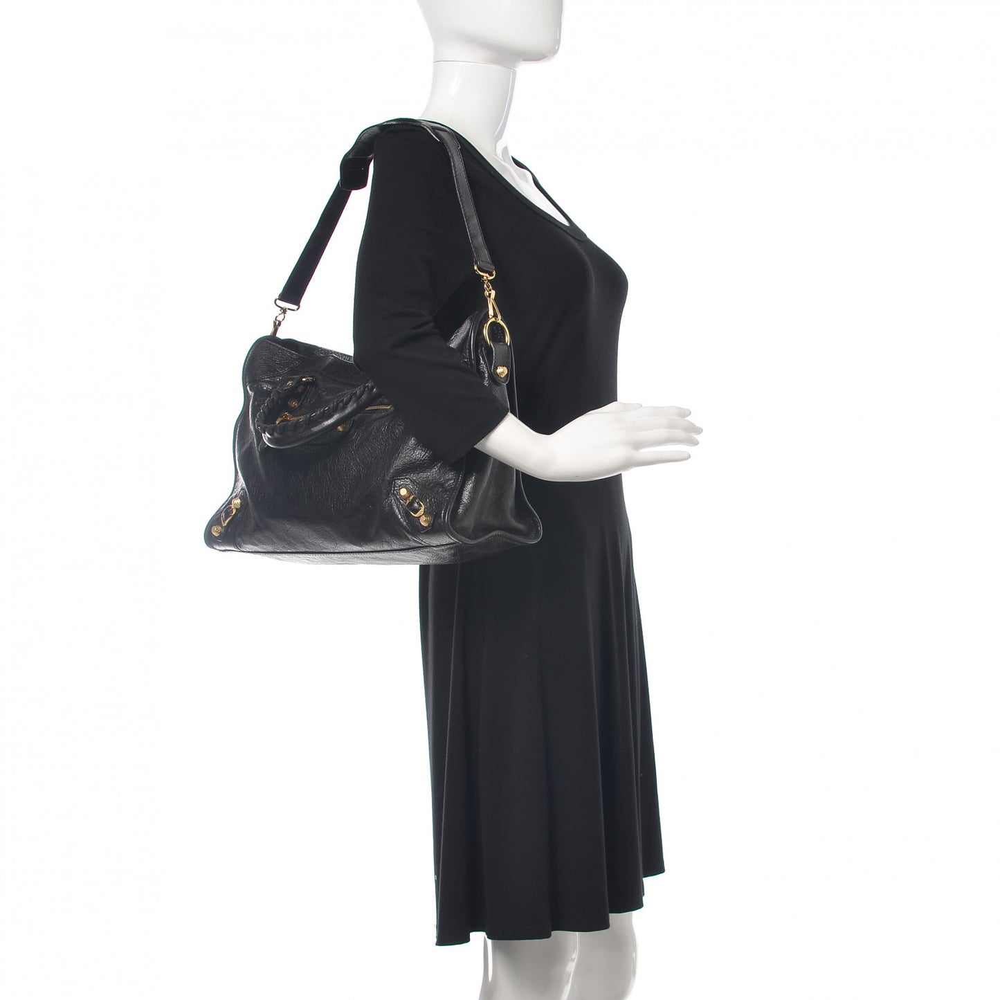 Agneau Giant 12 Gold Hardware City Black