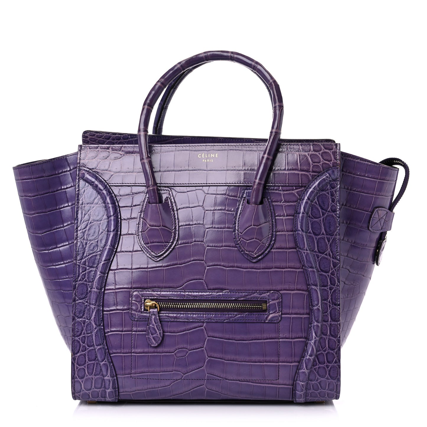 Crocodile Mini Luggage Purple