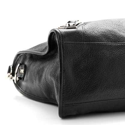 Balenciaga Chevre Silver Metallic Edge Hardware City Black 9 of 12