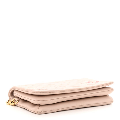 Louis Vuitton Lambskin Embossed Monogram Fall in Love Pochette Light Pink 4 of 13