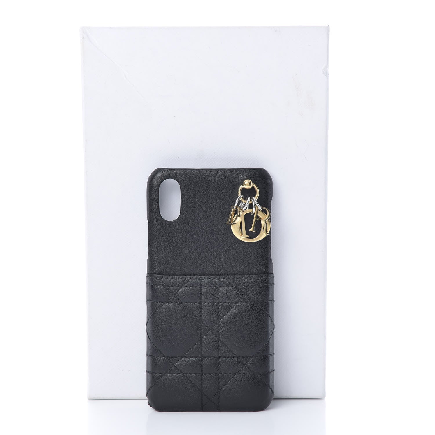 Christian Dior Lambskin Cannage Lady Dior Tech iPhone X XS Case Black 8 of 8