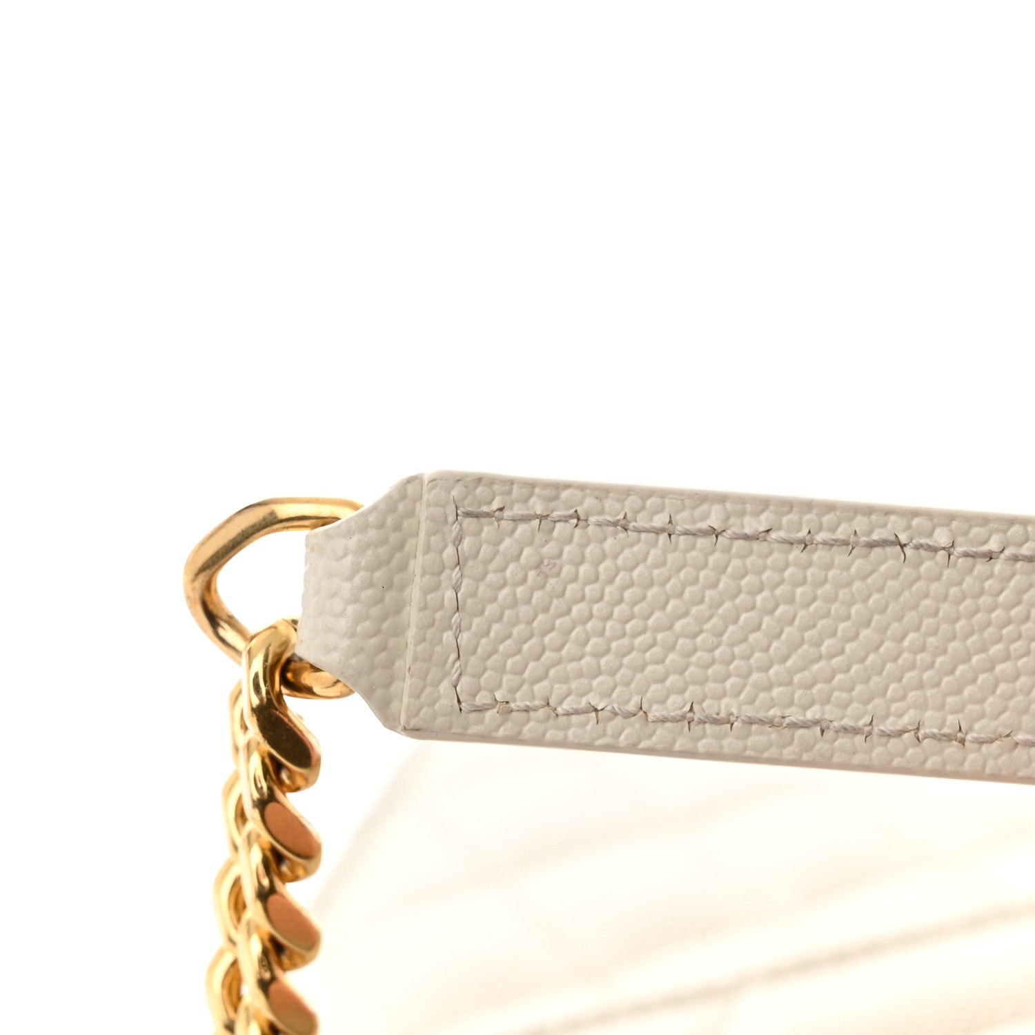 Saint Laurent Grain De Poudre Textured Mixed Matelasse Medium Triquilt Monogram Satchel Crema Soft 9 of 20