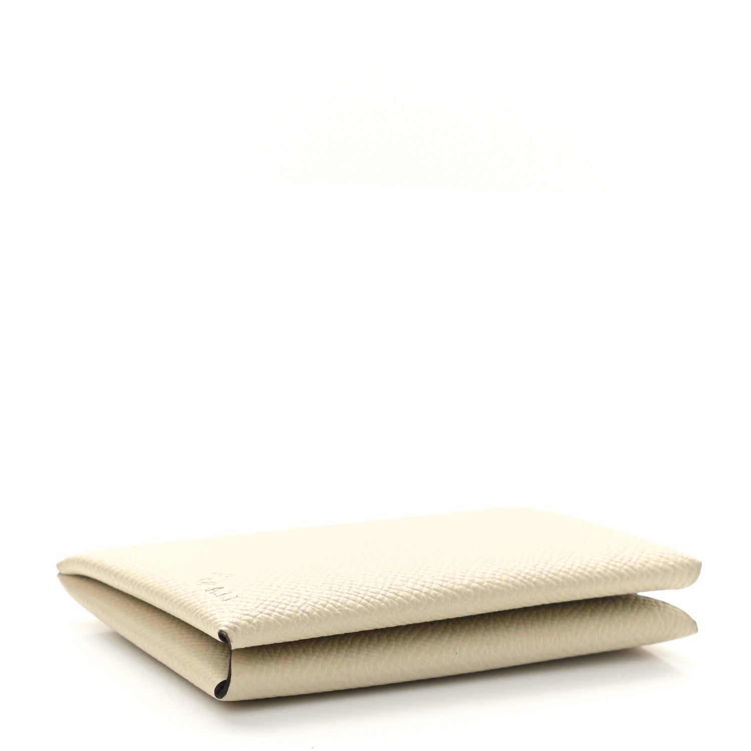 Hermes Epsom Horseshoe Calvi Card Case Craie Black 5 of 9