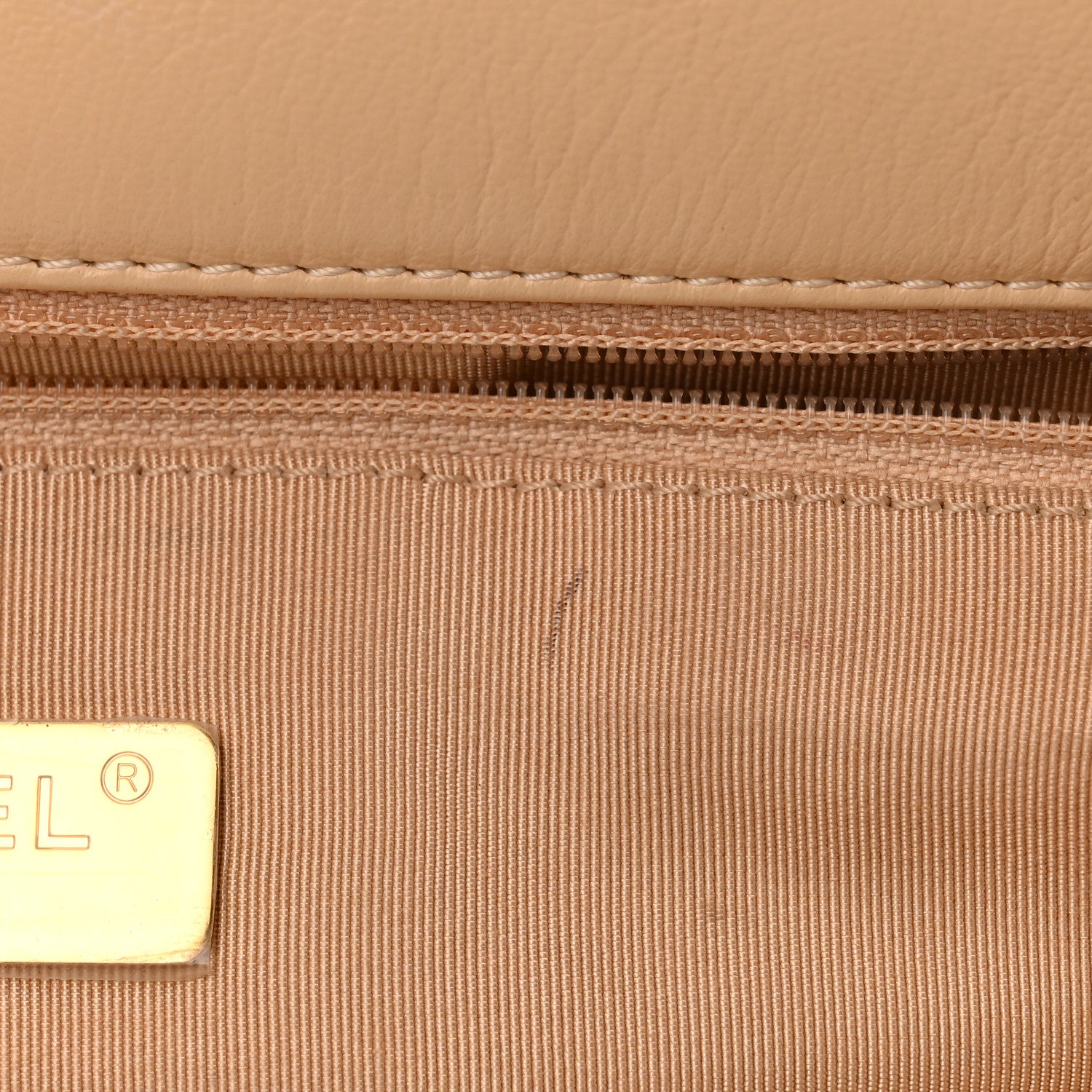 Chanel Goatskin Quilted Maxi Chanel 19 Flap Beige 13 of 14