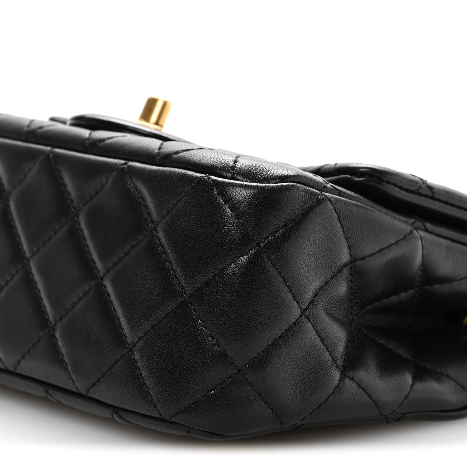 Chanel Lambskin Quilted Mini Pearl Crush Flap Black 10 of 10