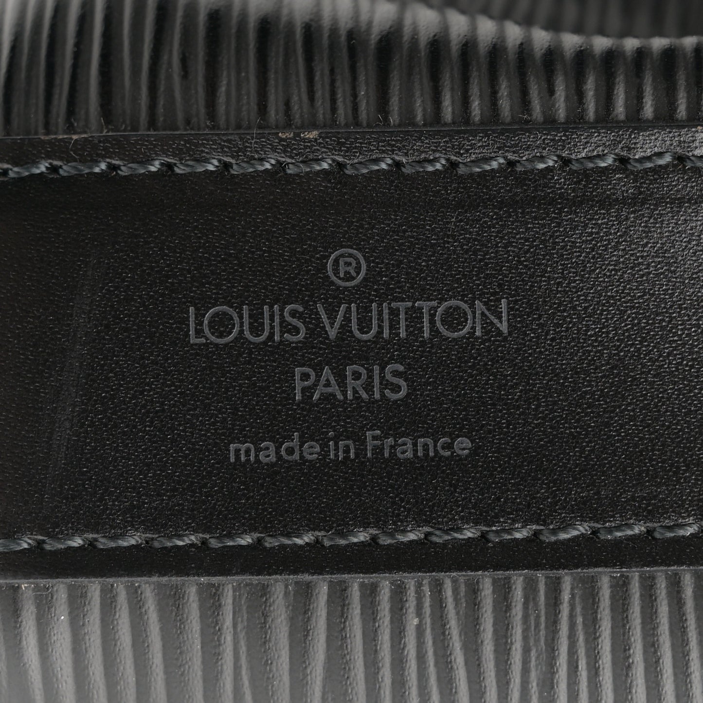 Epi Sac a Dos Drawstring Bag Black