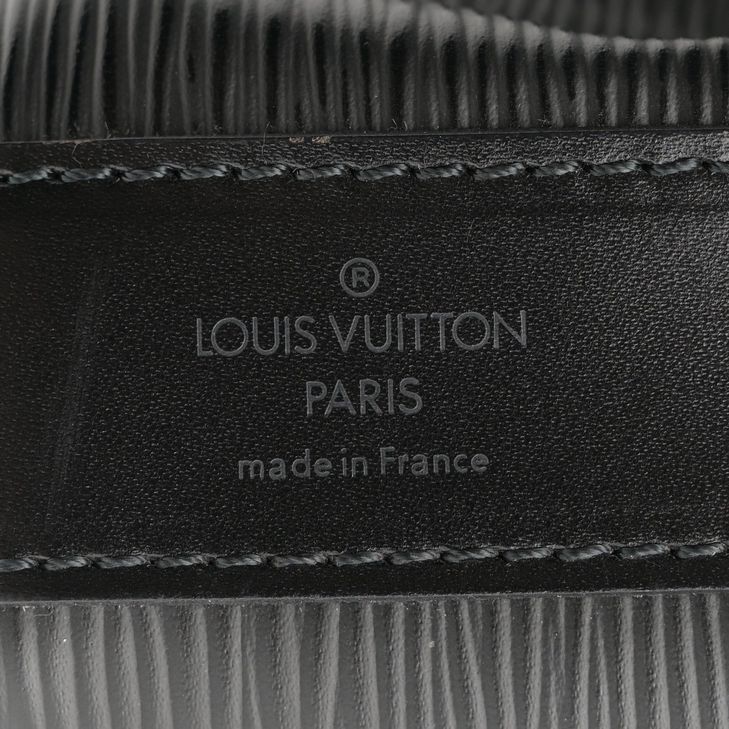 Louis Vuitton Epi Sac a Dos Drawstring Bag Black 7 of 12