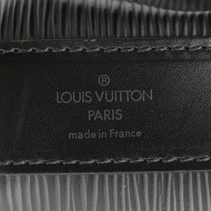 Louis Vuitton Epi Sac a Dos Drawstring Bag Black 7 of 12