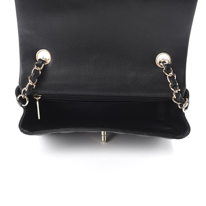 Chanel Lambskin Quilted Mini Rectangular Flap Black 5 of 11