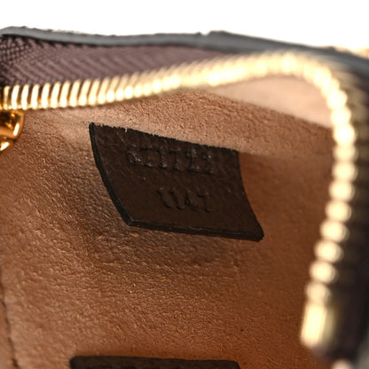 Gucci GG Supreme Monogram Web Ophidia Key Case Beige New Acero 7 of 8