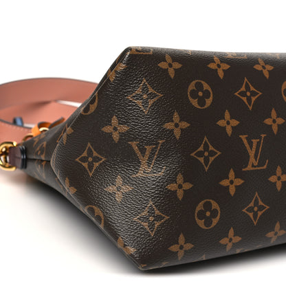 Louis Vuitton Monogram Beaubourg Hobo Mini Bordeaux Red Peach Safran Blue Jean Blue 8 of 9