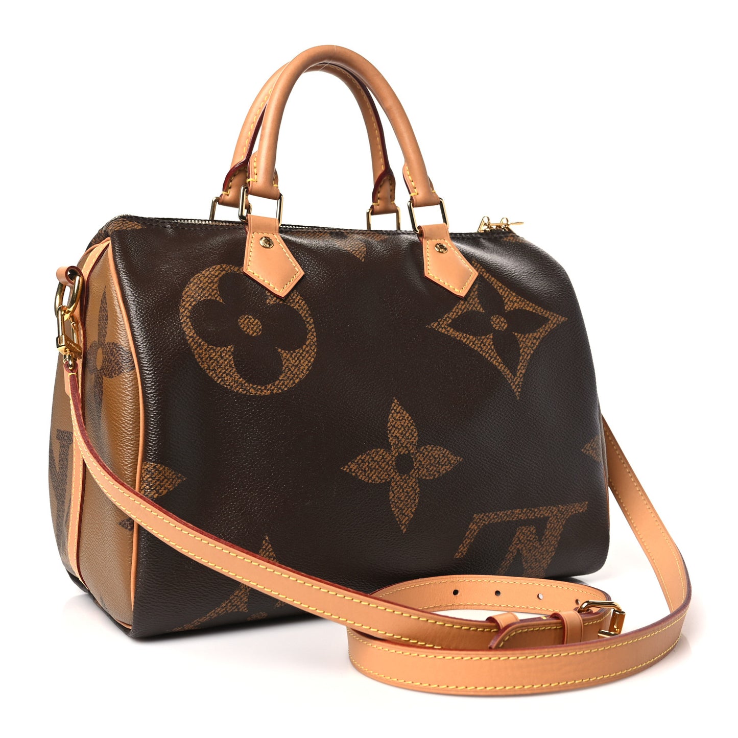 Reverse Monogram Giant Speedy Bandouliere 30