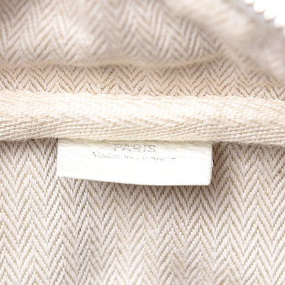 Hermes Taurillon Clemence Victoria II 35 White 6 of 19