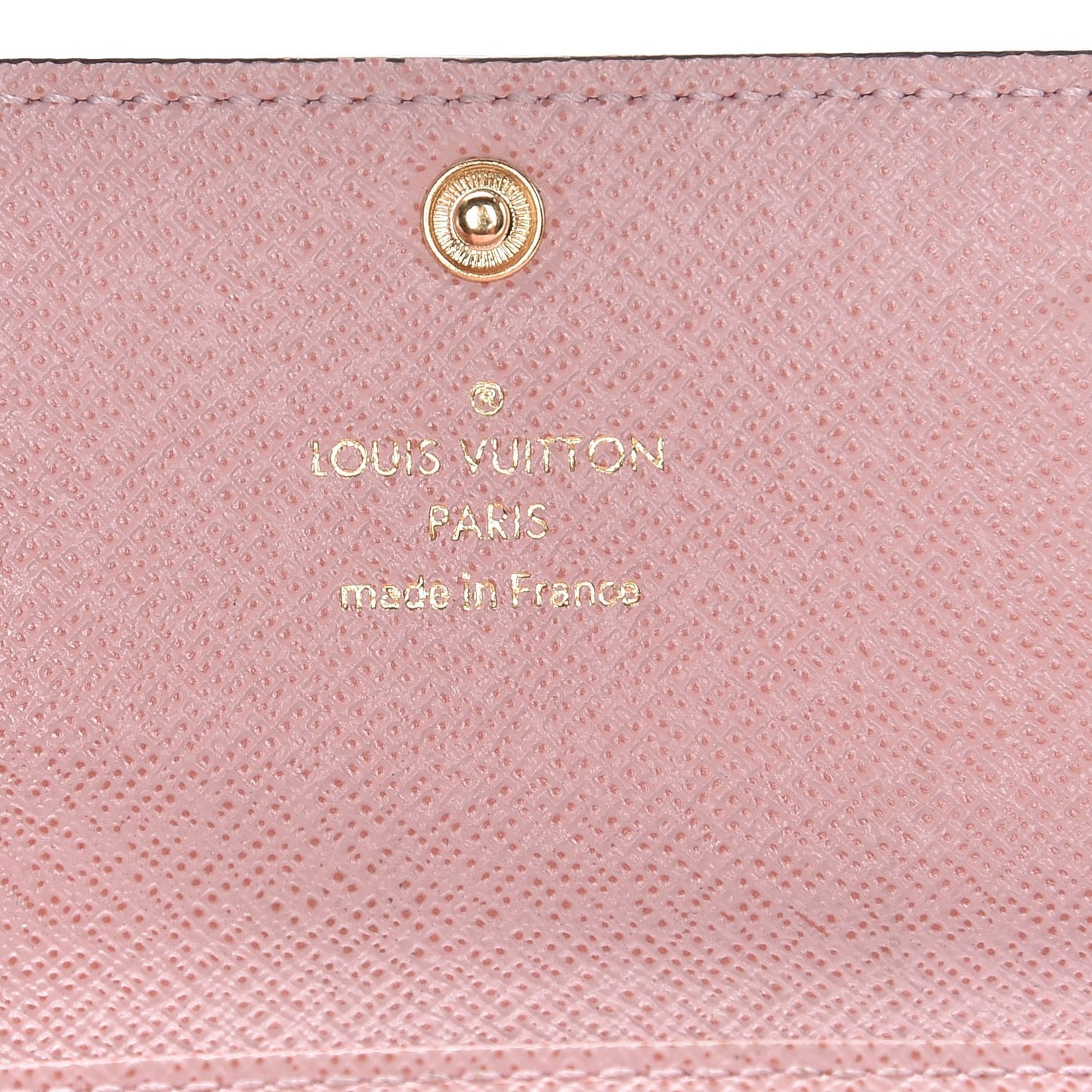Damier Ebene Multicles 6 Key Holder Rose Ballerine